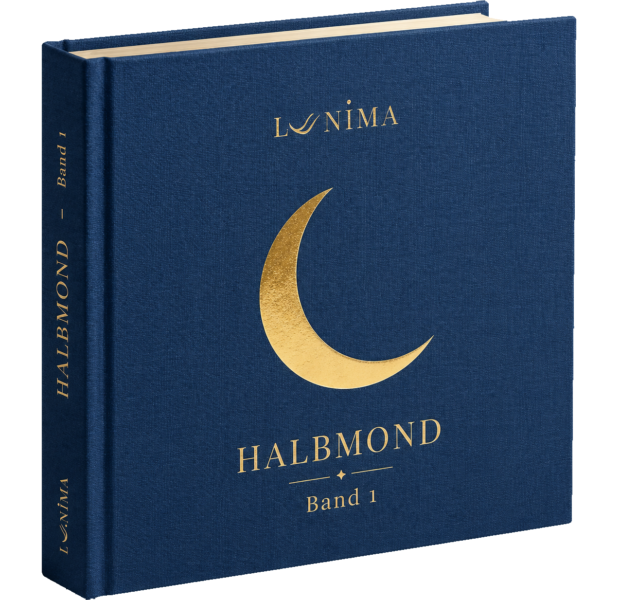 LUUNIMA Halbmond Band 1 als leinengebundenes Hardcover